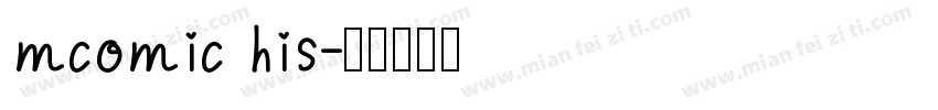 mcomic his字体转换